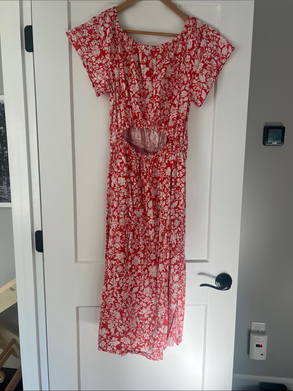 Universal Thread Red Floral Maxi Dress - Picture 2 of 6